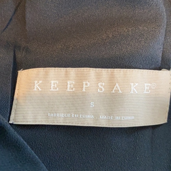 Keepsake Cold Shoulder Tie Bow mini Dress small - Picture 10 of 12
